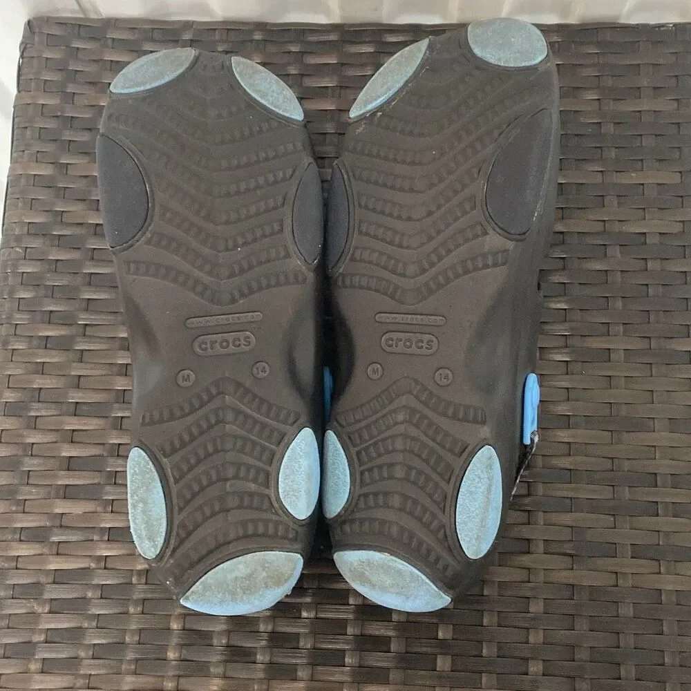 Croc sandals, men’s size 14￼